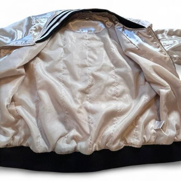 Charlotte Russe Light Pink Y2K Retro Jacket, front zipper, Size S - Picture 3 of 4